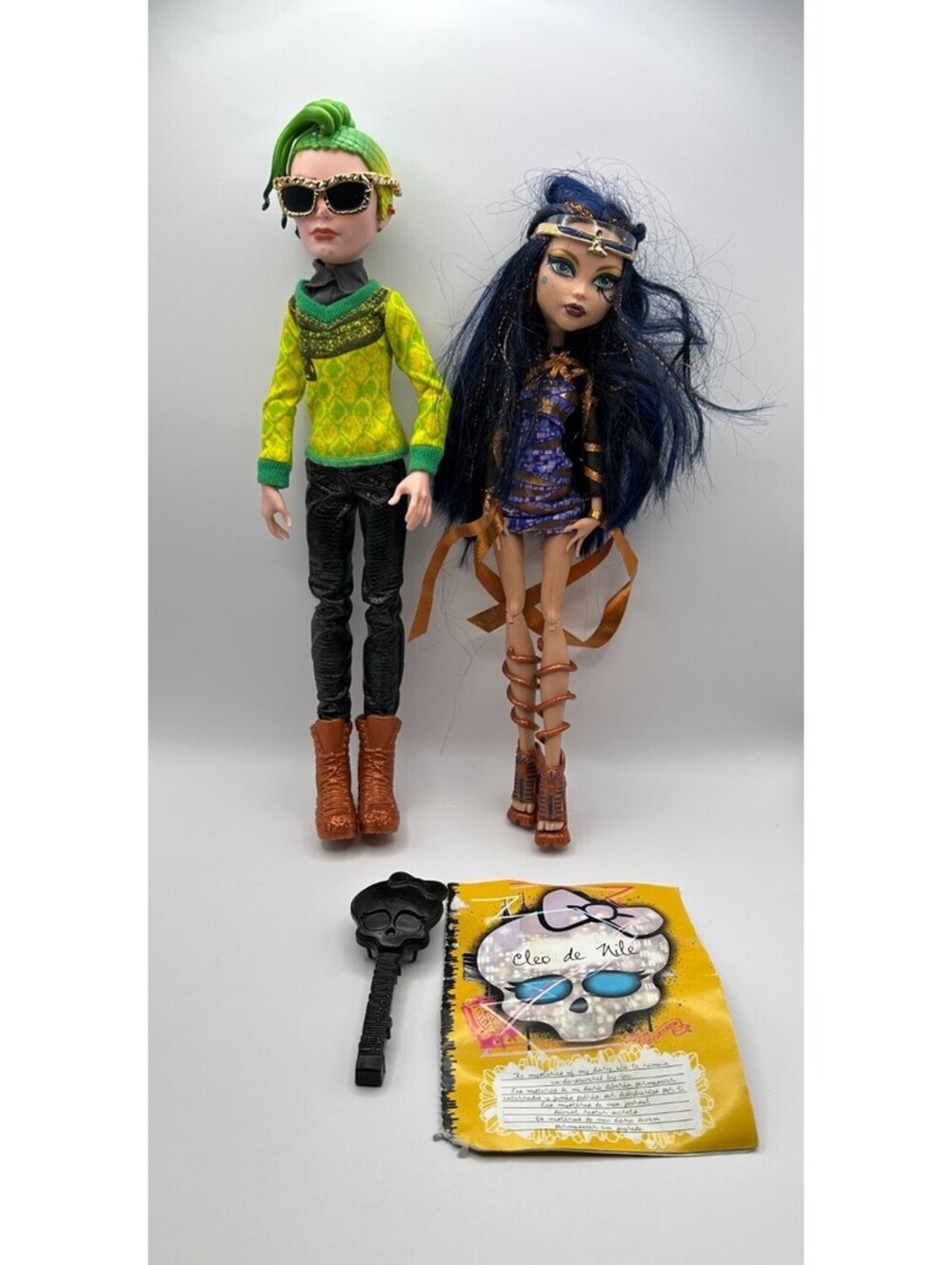 Mattel Monster High Boo York Cleo de Nile and Deuce Gorgon 2-Pack 28 cm (11 in)